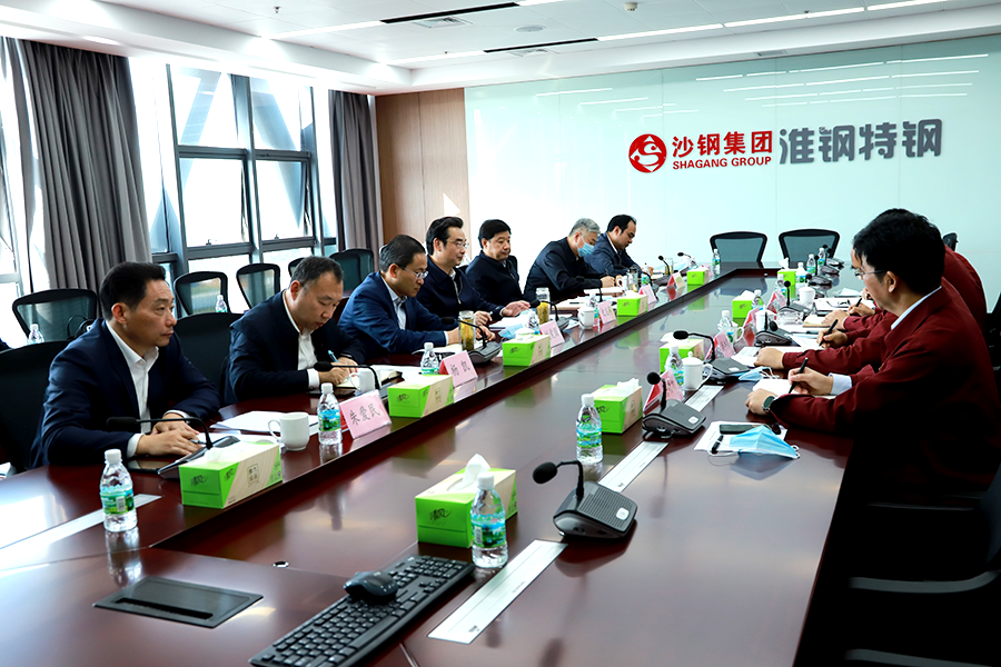 市長史志軍來淮鋼調研指導工作